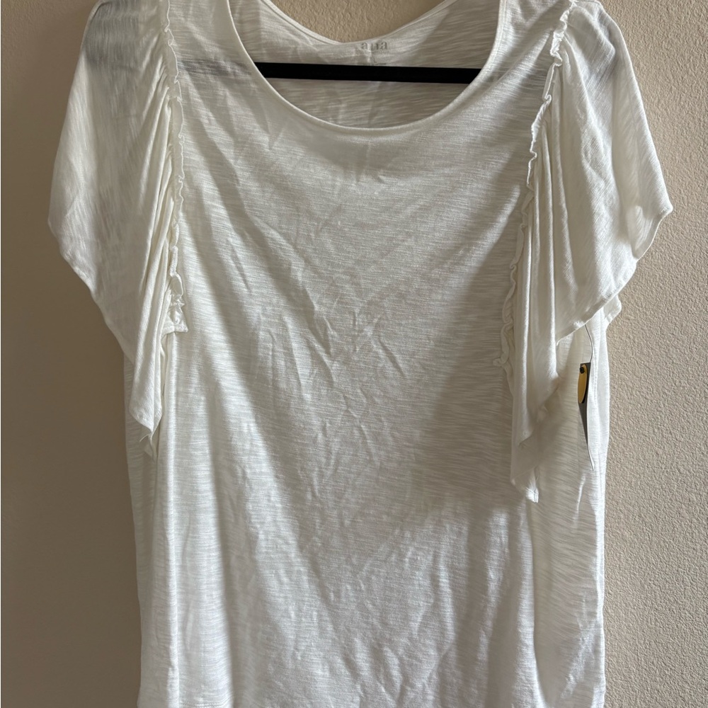 a.n.a White Short Sleeve Women's Top